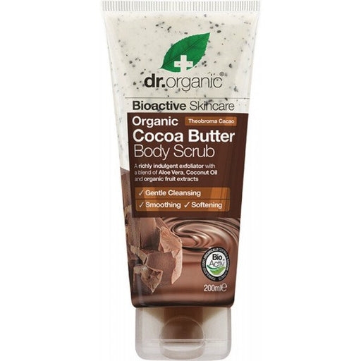 Cocoa Butter Exfoliante Corporal: 200 ml - Dr Organic - 1