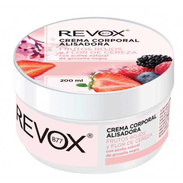Crema Corporal Alisadora Frutos Rojos y Cereza - Revox - 1