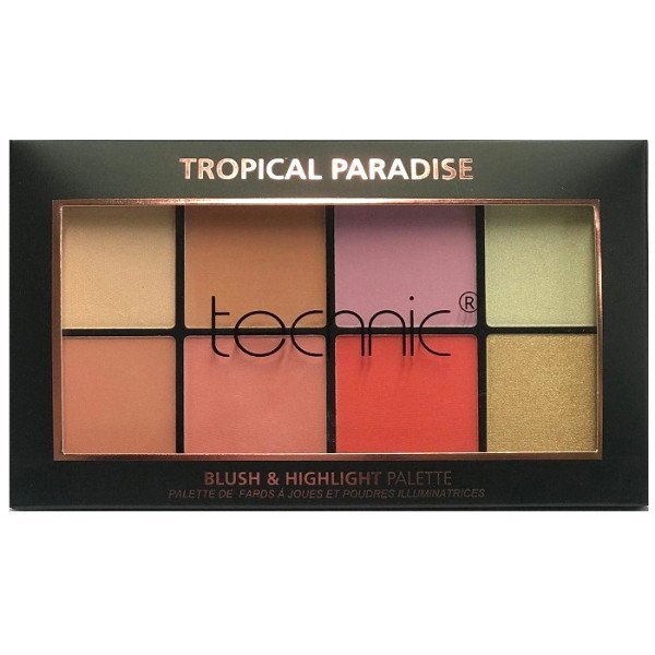 Tropical Paradise Paleta de Coloretes E Iluminadores - Technic - Technic Cosmetics - 1