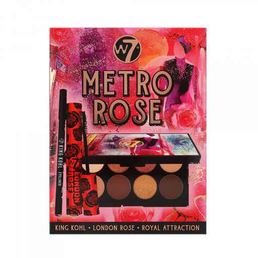 Set de Maquillaje Metro Rose: Set 3 Artículos - W7 - 1