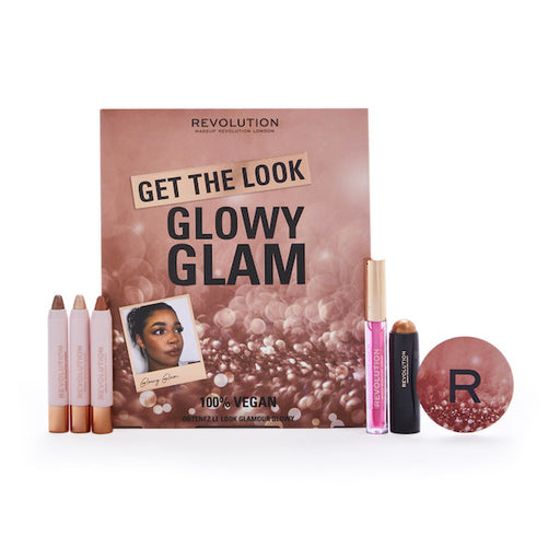 Get the Look Glowy Glam Set de Maquillaje: Set 6 Productos - Make Up Revolution - 1