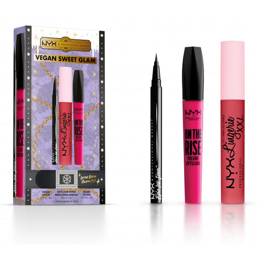 Vegan Sweet Glam Kit de Maquillaje Edición Limitada: Set 3 Artículos - Nyx - 2