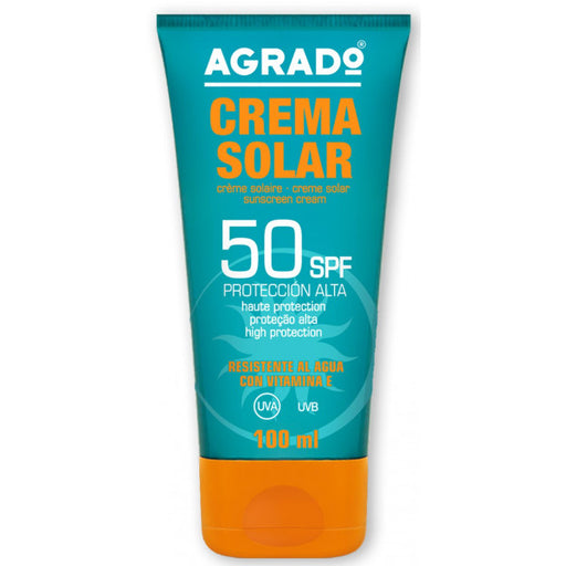 Crema Solar Alta Protección Spf50: Spf 50 100ml - Agrado - 1