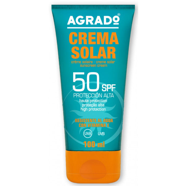 Crema Solar Alta Protección Spf50: Spf 50 100ml - Agrado - 1