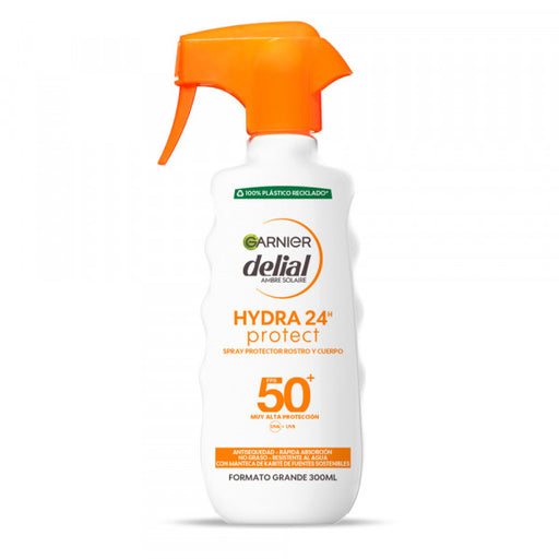 Spray Protector Solar Hydra 24 Protección Muy Alta: 300 ml - Delial - 2