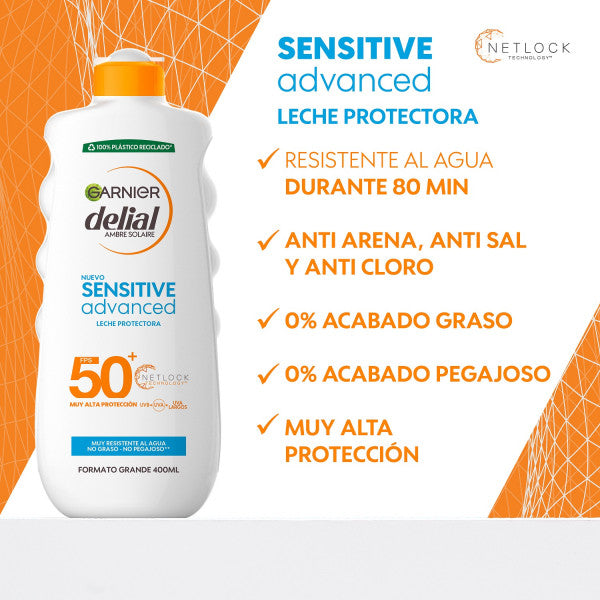 Set Cuidado de Verano Sensitive Advanced Spf50 + Body Tonic: Set 2 Productos - Delial - 6