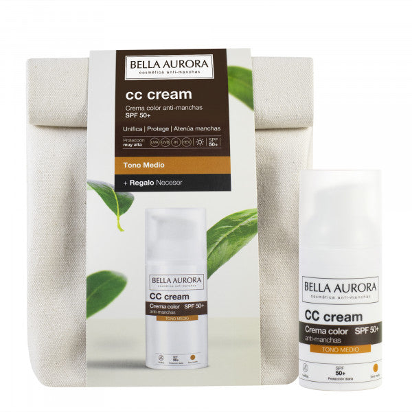 Set Cc Cream Antimanchas + Neceser - Bella Aurora - 1