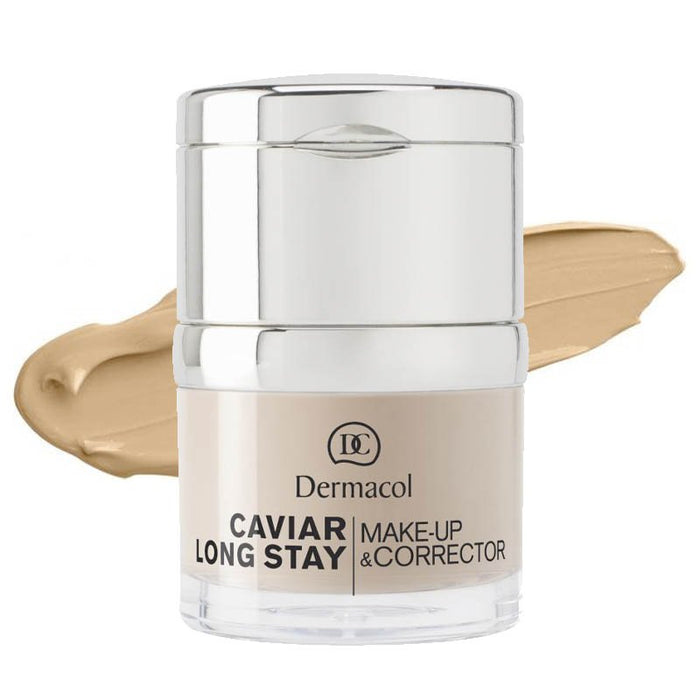 Maquillaje & Corrector - Caviar Long Stay - Dermacol: Base de maquillaje y corrector caviar - 02 - 2