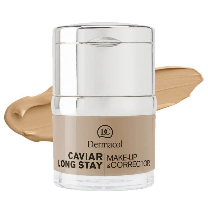 Maquillaje & Corrector - Caviar Long Stay - Dermacol: Base de maquillaje y corrector caviar - 03 - 3