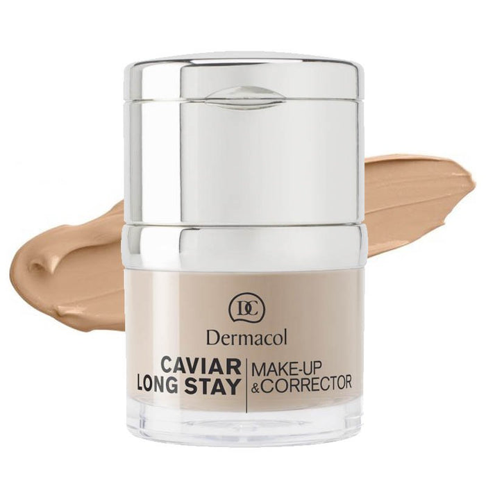 Maquillaje & Corrector - Caviar Long Stay - Dermacol: Base de maquillaje y corrector caviar - 04 - 1