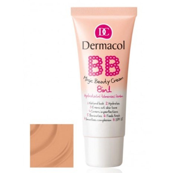 Bb Cream - Magic Beauty - 8 en 1 - 04 Sand - Fps 15 - Dermacol - 1