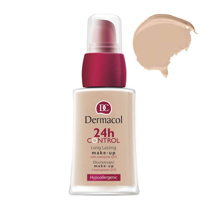Maquillaje Larga Duración con Q10 - 24 H Control Long Lasting - Dermacol: Base de maquillaje 24h control long lasting - 01 - 1
