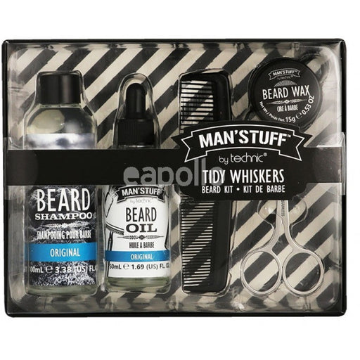 Manstuff Tidy Whiskers Pack para Barba: Set 5 Productos - Technic - Technic Cosmetics - 1