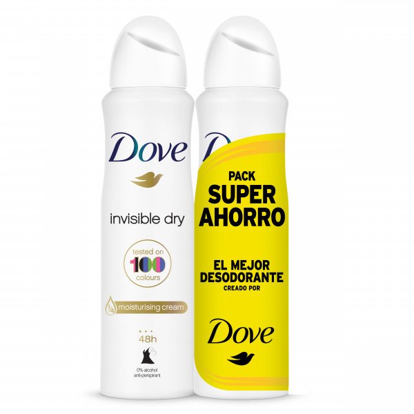 Invisible Dry Desodorante Spray - Dove: 2 x 200ML - 2