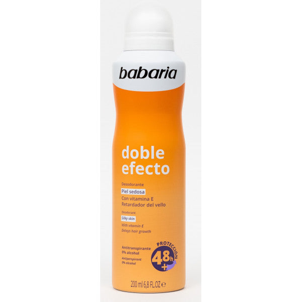 Desodorante Spray Doble Efecto Piel Sedosa: 200 ml - Babaria - 1