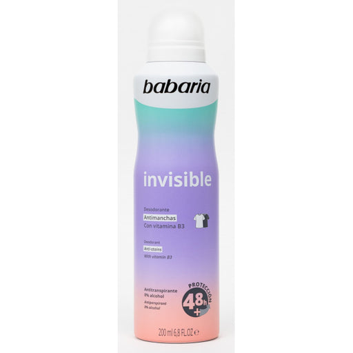 Desodorante Spray Invisible: 200 ml - Babaria - 1