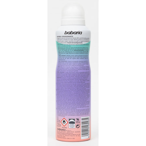 Desodorante Spray Invisible: 200 ml - Babaria - 2