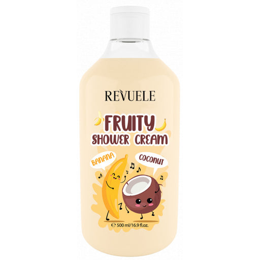 Crema de Ducha de Banana y Coco Fruity Shower Cream - Revuele - 1