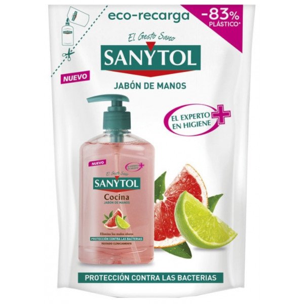 Eco Recarga Jabón de Manos Cocina - Sanytol - 1
