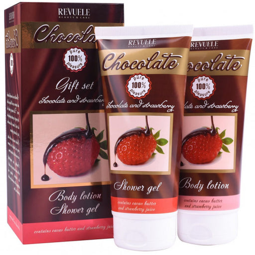 Set de Baño Fresa & Chocolate: Set 2 Productos - Revuele - 1