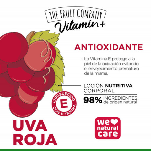 Loción Corporal Antioxidante de Uva - The Fruit Company - 2