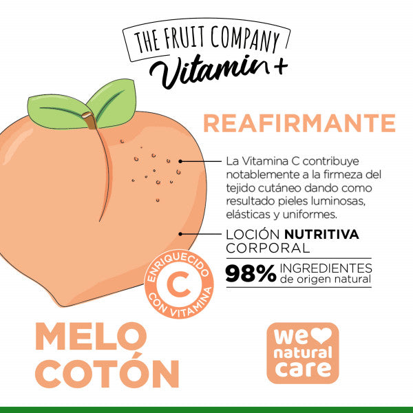 Loción Corporal Reafirmante de Melocotón - The Fruit Company - 3