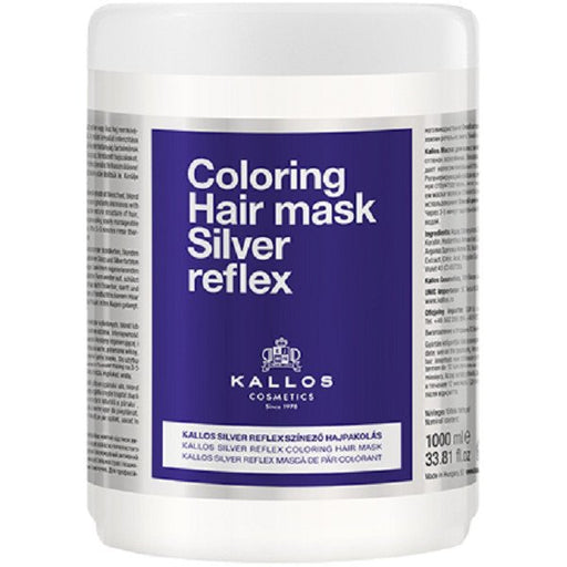 Mascarilla de Pelo Colorante Silver Reflex - Kallos - 1