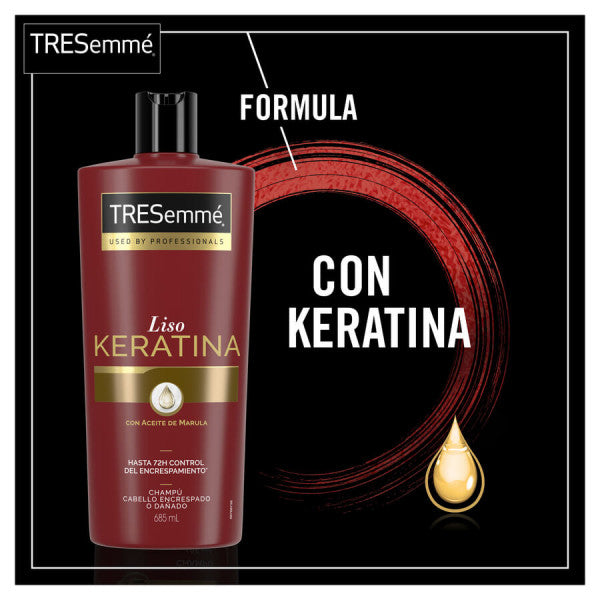 Set de Champú y Mascarilla Liso Keratina - Tresemme - 5
