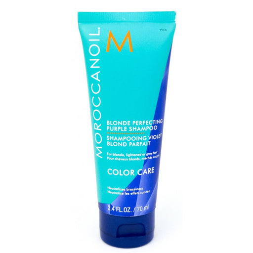 Blonde Perfecting Purple Shampoo - Moroccanoil: 70 ML - 1
