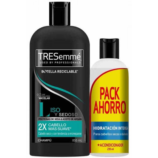 Pack Ahorro Champú Liso + Acondicionador: Set 2 Productos - Tresemmé - Tresemme - 1