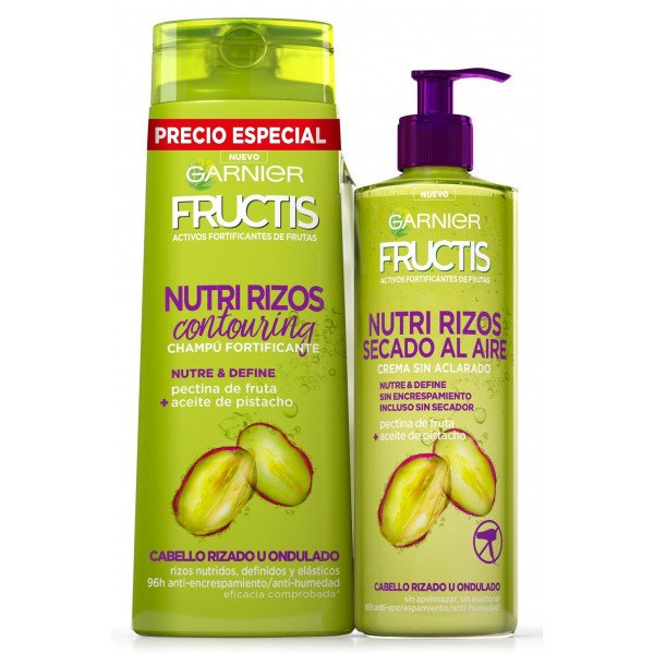 Nutri Rizos Champú y Crema de Peinado - Fructis - 1