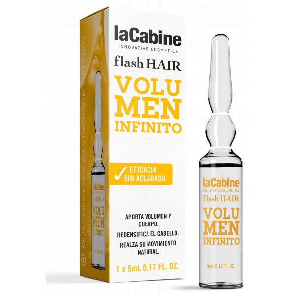 Flash Hair Ampollas Capilares Volumen Infinito - La Cabine - 1