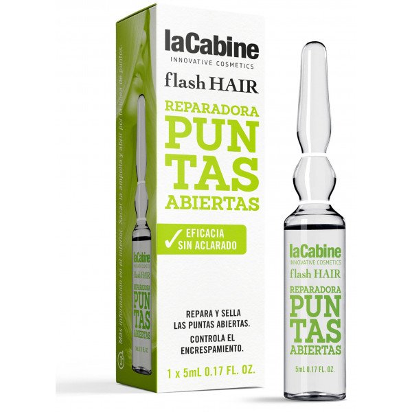 Flash Hair Ampollas Capilares Reparadora Puntas Abiertas - La Cabine - 1