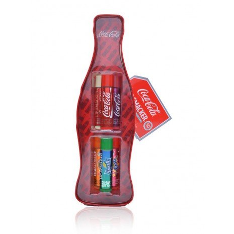 Set 6 Bálsamos de Coca-cola Vintage Tin Box Assorted - Lip Smacker - 2