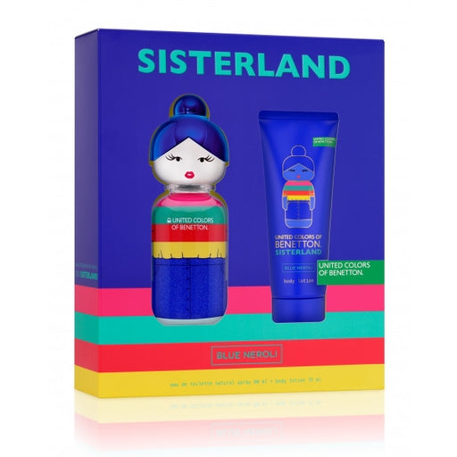 Sisterland Estuche Blue Neroli Eau de Toilette: Edt 80ml + Body Lotion 75ml - Benetton - 1