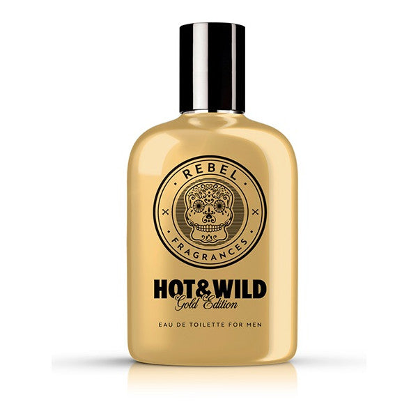 Set Edt Hot&wild Gold Edition + Gel&champú: Set 2 Productos - Rebel Fragances - 2