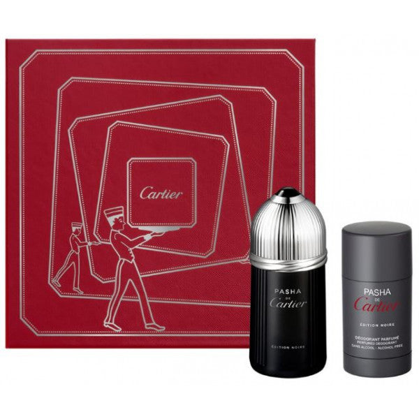 Pasha Edition Noire Estuche - Cartier: EDT 100ML + Desodorante Stick 75ML - 1