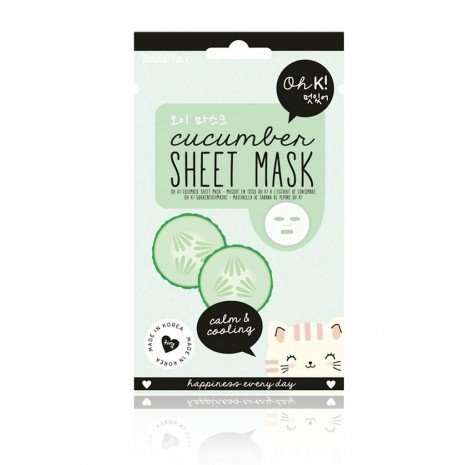 Mascarilla Facial de Hidrogel con Propiedades Calmantes y de Enfriamiento - Sheet Mask - Oh K! - 1