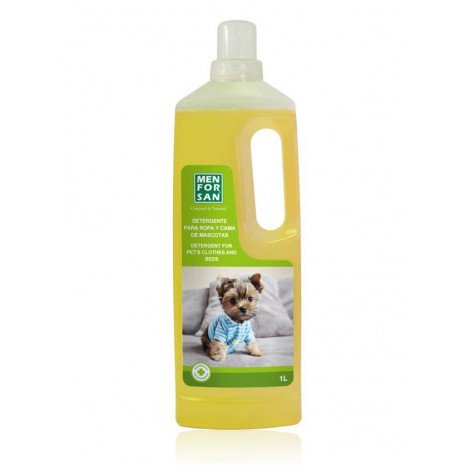 Detergente para Ropa y Cama de Mascotas - 1000 ml - Menforsan - 1