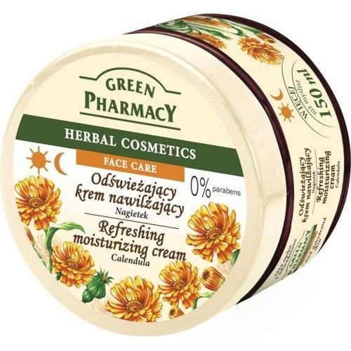 Crema Facial Hidratante y Refrescante para Piel Seca Caléndula - Green Pharmacy - 1