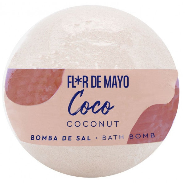 Bomba de Sal Efervescente Coco - Flor de Mayo - 1