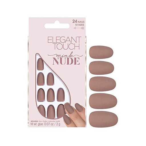 Mink Nude Uñas Adhesivas - Elegant Touch - 1
