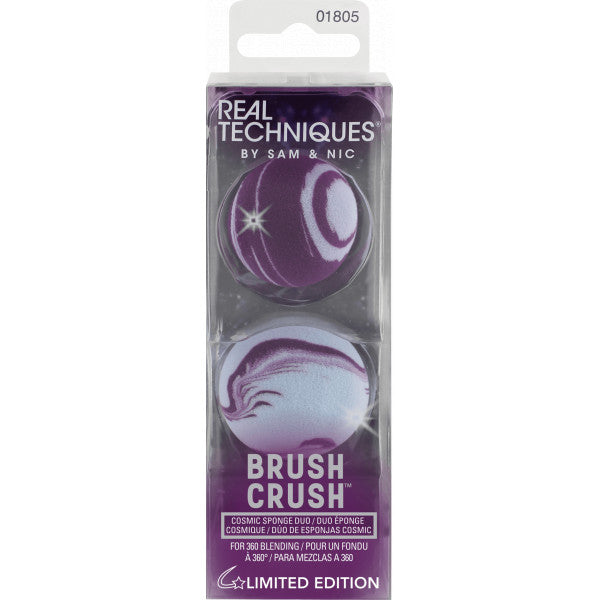 Brush Crush Cosmic Sponge Duo Esponjas de Maquillaje: 2 Unidades - Real Techniques - 1