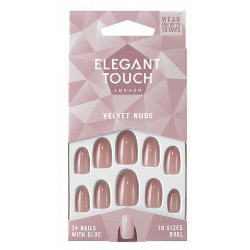 Uñas Postizas Velvet Nude - Elegant Touch - 1