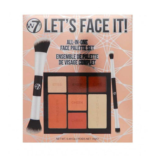 Let's Face It! Set de Maquillaje para Rostro: Set 3 Productos - W7 - 1