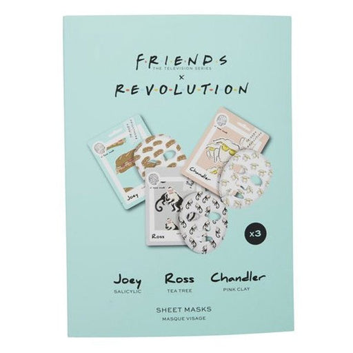 Friends X Revolution Pack de 3 Mascarillas Faciales Joey Ross y Chandler - Revolution - Make Up Revolution - 1