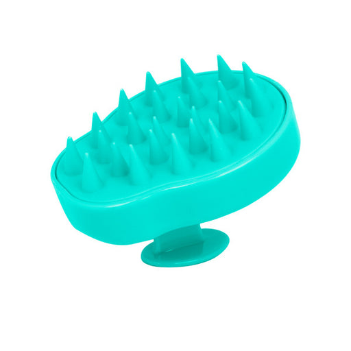 Cepillo Masajeador Púas de Silicona Azul - Hu: Mediano - 2