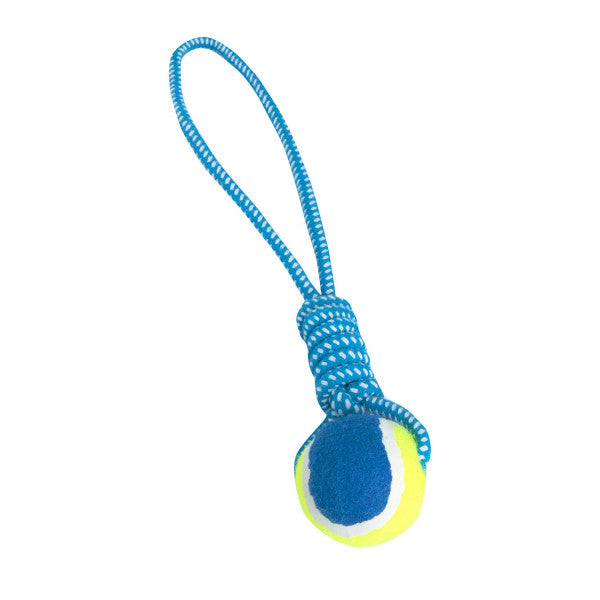 Juguete Cuerda Pelota de Tenis - Hu: Azul - 2