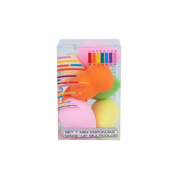 Set de 7 Mini Esponjas Makeup Multicolor - Under the Rainbow - 1