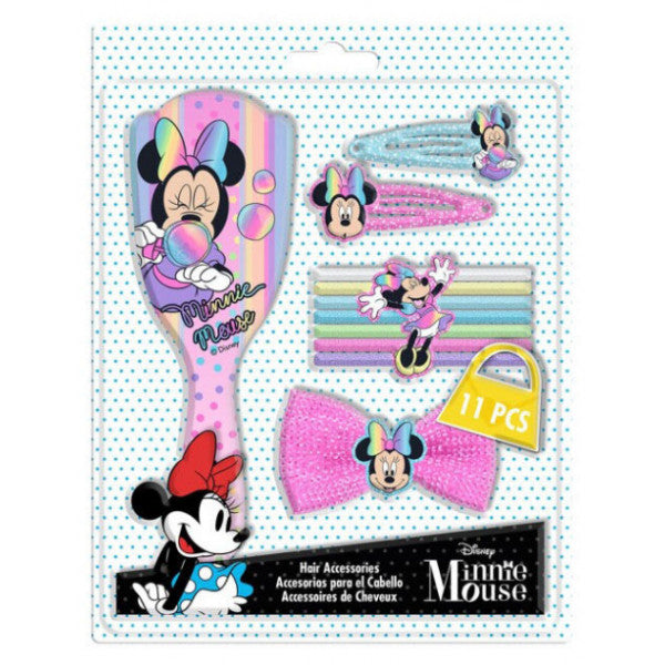 Minnie Set 11 Accesorios con Cepillo - Disney - 1